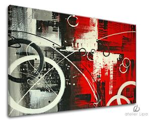 Autorská reprodukcia na plátne ABSTRAKT - 50x35 cm