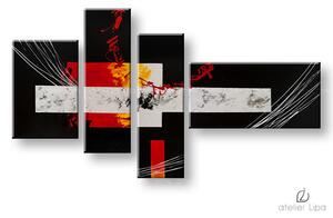Autorská reprodukcia na plátne ABSTRAKT - 115x60 cm