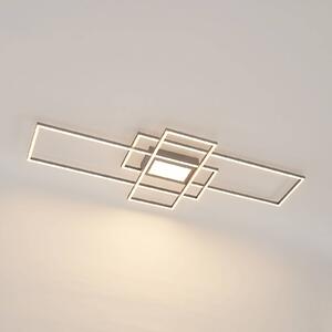 Lindby Caitlin stropné LED svietidlo, nikel