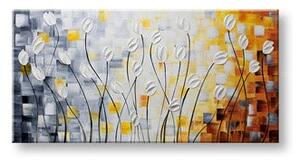 Autorská reprodukcia na plátne KVETY - 120x60 cm