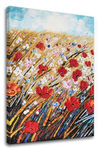 Autorská reprodukcia na plátne KVETY - 45x65 cm