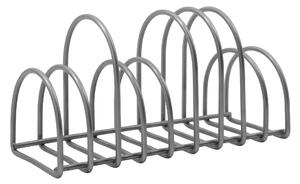 Kovový stolný organizér Pampi Brushed Silver