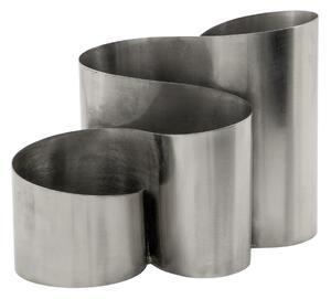 Kovový organizér Curve Silver