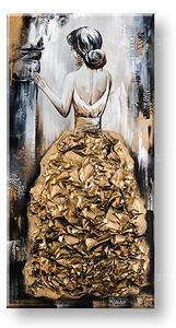 Obraz na plátne ŽENA - 40x80 cm