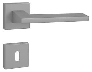 Dverové kovanie MP FO - LORENA - HR (ANT - Antracit), kľučka-kľučka, Bez spodnej rozety, MP antracit