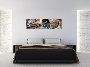 Čučoriedky, obraz (Obraz 170x50cm)