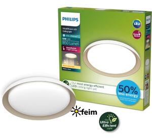 Philips UltraEfficient 8720169301054 Pebblo stropné svietidlo D320mm LED 10W/1850lm 2700K biela, béžová, SceneSwitch