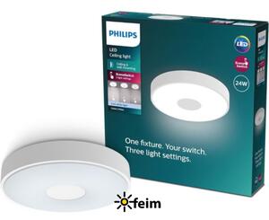 Philips 8720169301276 Coiner stropné svietidlo D389mm LED 24W/2800lm 4000K biela, SceneSwitch