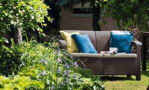 Záhradná pohovka GREEK LOVE SEAT | hnedá