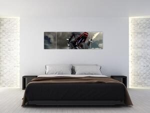 Obraz motorkárov (Obraz 170x50cm)
