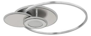 Globo 68278-24 - LED stmievateľné stropné svietidlo BELTRAN LED/24W/230V strieborné+diaľkové ovládanie