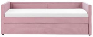 Rozkladacia posteľ 90x200 cm Mai (ružová). Vlastná spoľahlivá doprava až k Vám domov. 1035499