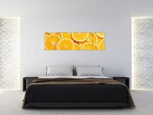 Plátky pomarančov - obraz (Obraz 170x50cm)