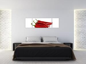 Chilli papričky, obrazy (Obraz 170x50cm)