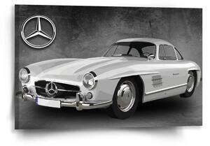 Sablio Obraz Mercedes-Benz 300 SL Sivé pozadie - 60x40 cm
