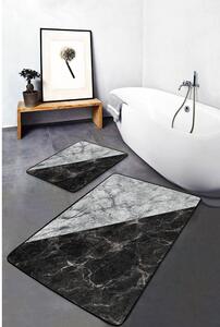 Čiernobiele kúpeľňové predložky v súprave 2 ks 60x100 cm - Mila Home