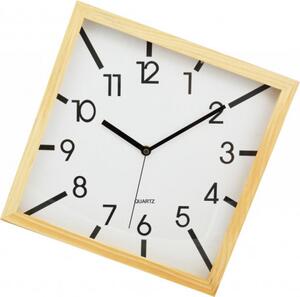 Drevené nástenné hodiny DE1258 30 x 30 x 5.5 cm