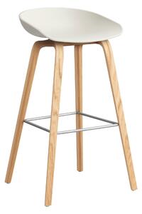 Barová stolička AAS 32, H75, Oak / Melange cream – HAY