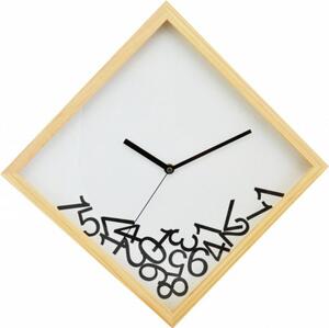 Drevené nástenné hodiny DEQ282 30 x 30 x 5.5 cm