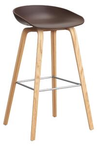 Barová stolička AAS 32, H75, Oak / Raisin – HAY