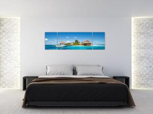 Obraz exotického ostrova (Obraz 170x50cm)