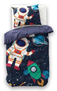 Sleeptime Detské obliečky Space man 2 Blue 140x200/220,60x70cm