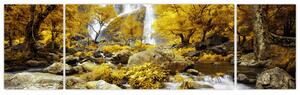Obraz jesennej krajiny na stenu (Obraz 170x50cm)