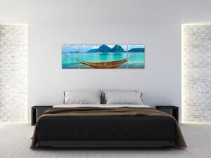 Obraz exotického ostrova (Obraz 170x50cm)
