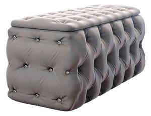(4340) Lesond elegantný taburet šedý 128 cm