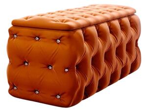 (4339) Lesond elegantný taburet oranžový 128 cm
