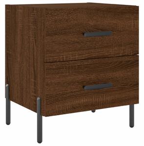 Nočný stolík hnedý dub 40x35x47,5 cm kompozitné drevo