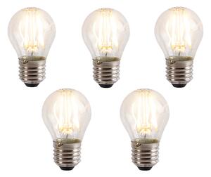 Sada 5 LED žiaroviek E27 s 3-stupňovým stmievaním P45 5W 700 lm 2700K