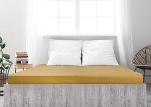 4Home jersey prestieradlo Ideál horčicová, 100 x 200 cm