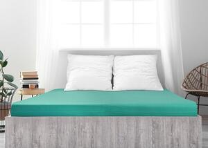 4Home jersey prestieradlo Ideál zelený tyrkys, 90 x 200 cm