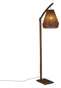 Atmosphera - Stojacia lampa PALM 1xE27/60W/230V bambus/konope
