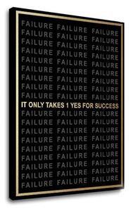 Motivačný obraz na stenu o úspechu_002 - 20x30 cm