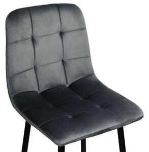 ViaDomo Via Domo - Barová stolička Tettoia - šedá - 43x110x50 cm