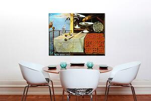 Obraz na plátne NATURA MORTE VIVENTE – Salvador Dalí - 60x80 cm