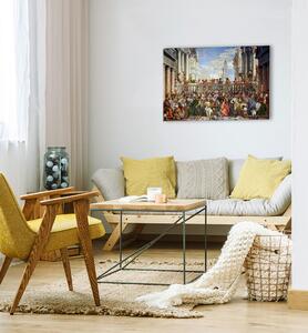 Obraz na plátne Paolo Veronese - Svadba v Káne Galilejskej - 40x60 cm