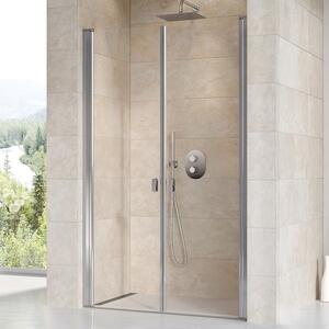 Ravak - Sprchové dvere dvojdielne Chrome CSDL2-110 - lesklý Alubright/transparentný