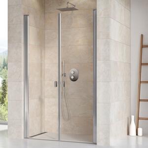 Ravak - Sprchové dvere dvojdielne Chrome CSDL2-100 - lesklý Alubright/transparentný