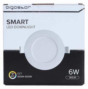 Aigostar - LED Stmievateľné podhľadové svietidlo LED/6W/230V pr. 11,5 cm Wi-Fi