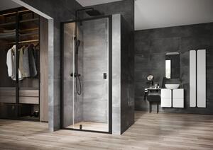 Ravak - Sprchové dvere dvojdielne Nexty NDOP2-100 - čierna/transparentná