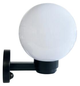 Brilagi - Vonkajšie nástenné svietidlo so senzorom HARBOR 1xE27/40W/230V IP33 čierne/číre