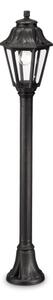 Exteriérové stojanové svietidlo Ideal lux 101514 ANNA PT1 NERO 1xE27 60W IP44