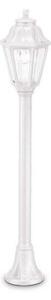Exteriérové stojanové svietidlo Ideal lux 120454 ANNA PT1 BIANCO 1xE27 60W IP44