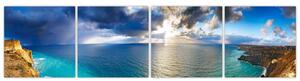 Obraz - výhľad na more (Obraz 160x40cm)