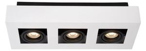 LUCIDE 09119/16/31 XIRAX stropné bodové stmievateľné svietidlo 3xGU10/5W LED biela