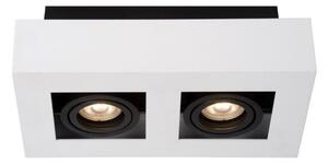 LUCIDE 09119/11/31 XIRAX stropné bodové stmievateľné svietidlo 2xGU10/5W LED biela