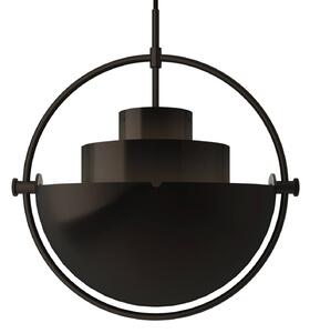 Závesné svietidlo GUBI Multi-Lite, Ø 27 cm, čierna/čierna